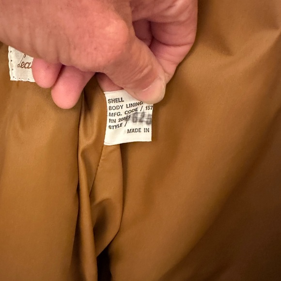 Vintage 1970’s Sears “The Leather Shop” Cognac Leather Blazer in a 42R - Picture 10 of 10